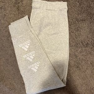 Adidas Stacked Logo Fleece Joggers NWOT